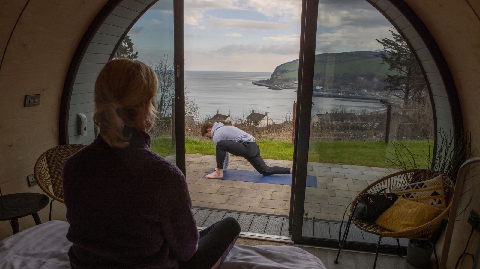 Glamping pod at Glenarm Estate